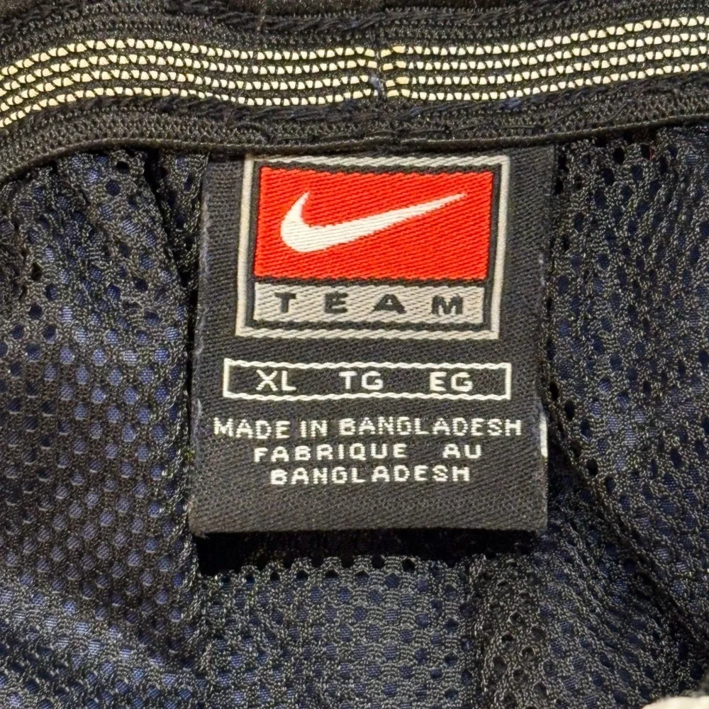 Nike Team Navy Blue Track Pants Athletic Joggers Men's Size XL Vintage Y2K 90s